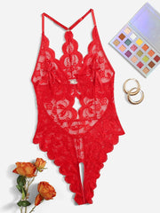 Red Hot Sexy Teddy Lingerie