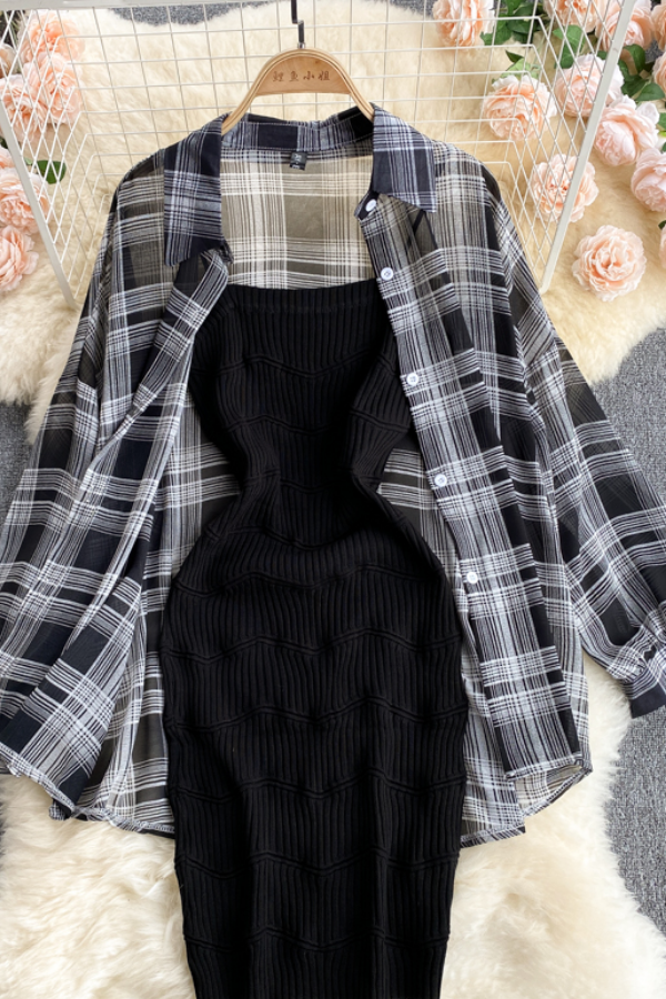 Shirt one piece dress best sale