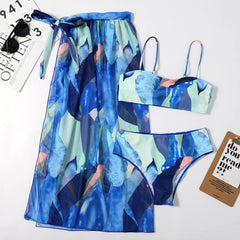 Skie Blue 3 piece Swim Wear